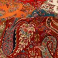 Handwoven Carpet, All-over Layout, All Silk, Qom, 200 × 200 cm Ref 10400554