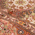 Handwoven Carpet, Corner Medallion Layout, Wool and Silk on Silk Warp, Tabriz, 200 × 205 cm Ref 10400558