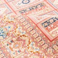 Handwoven Carpet, Square/Block Layout, All Silk, Qom, 145 × 195 cm Ref 10200562