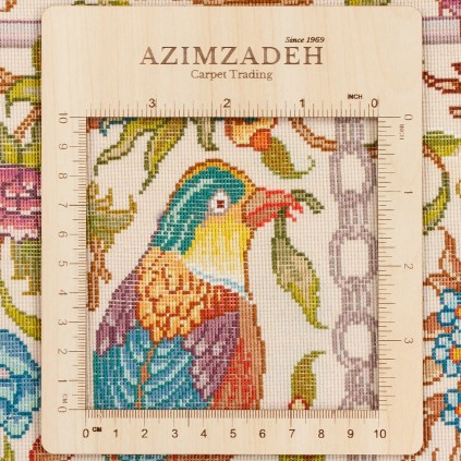 Handwoven Carpet, All-over Layout, Wool and Silk on Silk Warp, Tabriz, 150 × 220 cm Ref 10300564