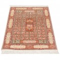Handwoven Pictorial Rug, Square/Block Layout, Wool and Silk on Cotton Warp, Tabriz, 100 × 128 cm Ref 70100568