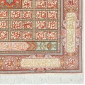 Handwoven Pictorial Rug, Square/Block Layout, Wool and Silk on Cotton Warp, Tabriz, 100 × 128 cm Ref 70100568