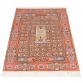 Handwoven Pictorial Rug, Square/Block Layout, Wool and Silk on Cotton Warp, Tabriz, 100 × 143 cm Ref 70100569