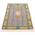 Handwoven Pictorial Rug, Square/Block Layout, Wool and Silk on Cotton Warp, Tabriz, 105 × 160 cm Ref 70100571
