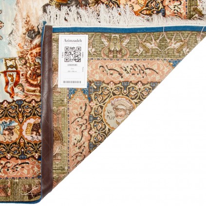 Handwoven Carpet, All-over Layout, Wool and Silk on Silk Warp, Tabriz, 336 × 200 cm Ref 10600585