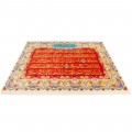 Handwoven Pictorial Rug, All-over Layout, Wool and Silk on Silk Warp, Tabriz, 350 × 250 cm Ref 70800589