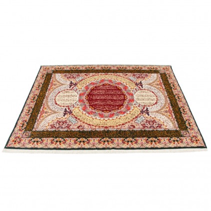 Handwoven Pictorial Rug, All-over Layout, Wool and Silk on Silk Warp, Tabriz, 220 × 297 cm Ref 70600598