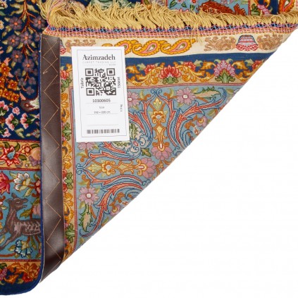 Handwoven Carpet, All-over Layout, Wool and Silk on Silk Warp, Tabriz, 152 × 220 cm Ref 10300605