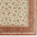 Handwoven Carpet, All-over Floral Layout, All Silk, Qom, 300 × 403 cm Ref 11200616