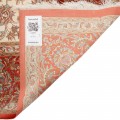 Handwoven Carpet, All-over Floral Layout, All Silk, Qom, 300 × 403 cm Ref 11200616