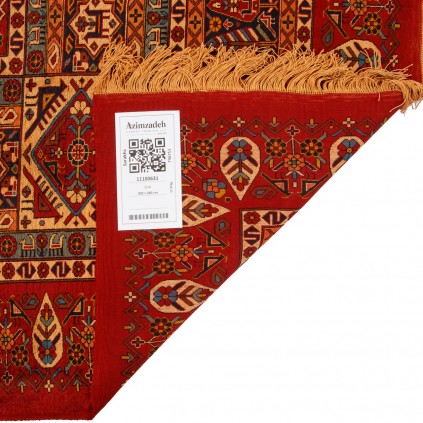 Handwoven Carpet, Corner Medallion Layout, All Silk, Sarakhs, 300 × 390 cm Ref 11100631