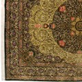 Handwoven Carpet, Corner Medallion Layout, All Silk, Qom, 292 × 400 cm Ref 11100633
