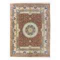 Handwoven Carpet, Medallion Layout, All Silk, Qom, 298 × 402 cm Ref 11100634