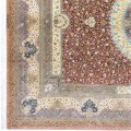 Handwoven Carpet, Medallion Layout, All Silk, Qom, 298 × 402 cm Ref 11100634