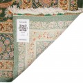 Handwoven Carpet, Medallion Layout, All Silk, Qom, 291 × 404 cm Ref 11100635