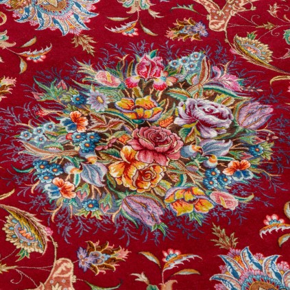 Handwoven Carpet, All-over Floral Layout, Wool and Silk on Silk Warp, Tabriz, 300 × 400 cm Ref 11200638