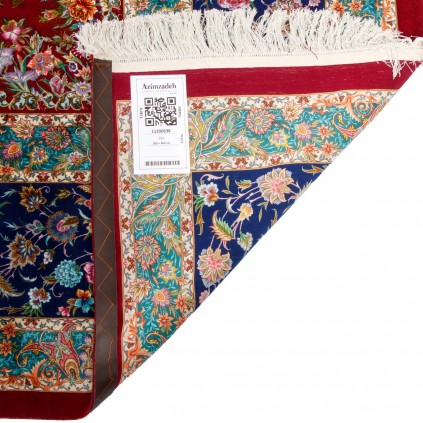 Handwoven Carpet, All-over Floral Layout, Wool and Silk on Silk Warp, Tabriz, 300 × 400 cm Ref 11200638