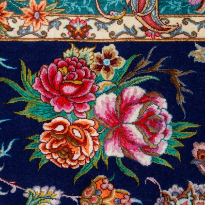 Handwoven Carpet, All-over Floral Layout, Wool and Silk on Silk Warp, Tabriz, 300 × 400 cm Ref 11200638