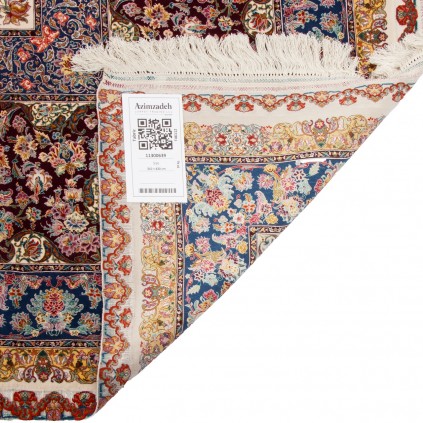 Handwoven Carpet, Corner Medallion Layout, Wool and Silk on Silk Warp, Tabriz, 310 × 420 cm Ref 11300639