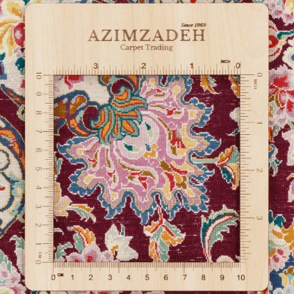 Handwoven Carpet, Corner Medallion Layout, Wool and Silk on Silk Warp, Tabriz, 310 × 420 cm Ref 11300639