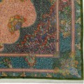 Handwoven Carpet, Corner Medallion Layout, All Silk, Qom, 298 × 395 cm Ref 11100642