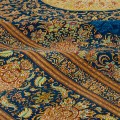 Handwoven Carpet, Corner Medallion Layout, All Silk, Qom, 294 × 398 cm Ref 11100643