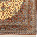 Handwoven Carpet, Corner Medallion Layout, All Silk, Qom, 291 × 395 cm Ref 11100648