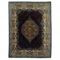 Handwoven Carpet, Corner Medallion Layout, All Silk, Qom, 293 × 391 cm Ref 11100650