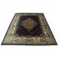 Handwoven Carpet, Corner Medallion Layout, All Silk, Qom, 296 × 389 cm Ref 11100651