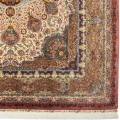 Handwoven Carpet, Corner Medallion Layout, All Silk, Qom, 300 × 404 cm Ref 11200652
