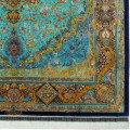 Handwoven Carpet, Corner Medallion Layout, All Silk, Qom, 300 × 423 cm Ref 11200655