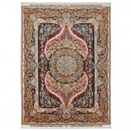 Handwoven Carpet, Corner Medallion Layout, Wool and Silk on Silk Warp, Tabriz, 298 × 406 cm Ref 11200659