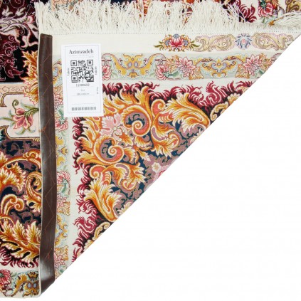 Handwoven Carpet, Corner Medallion Layout, Wool and Silk on Silk Warp, Tabriz, 298 × 406 cm Ref 11200659