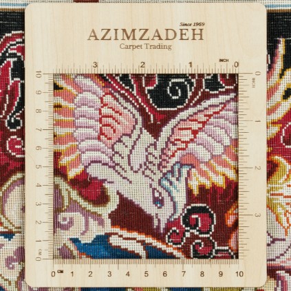 Handwoven Carpet, Corner Medallion Layout, Wool and Silk on Silk Warp, Tabriz, 298 × 406 cm Ref 11200659