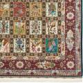 Handwoven Carpet, Square/Block Layout, Wool and Silk on Silk Warp, Tabriz, 293 × 407 cm Ref 11100661