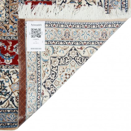 Handwoven Carpet, Corner Medallion Layout, Wool and Silk on Cotton Warp, Nain, 300 × 450 cm Ref 11300674