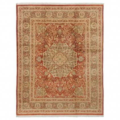 Handwoven Carpet, Corner Medallion Layout, Wool on Cotton Warp, Tabriz, 294 × 375 cm Ref 11100677
