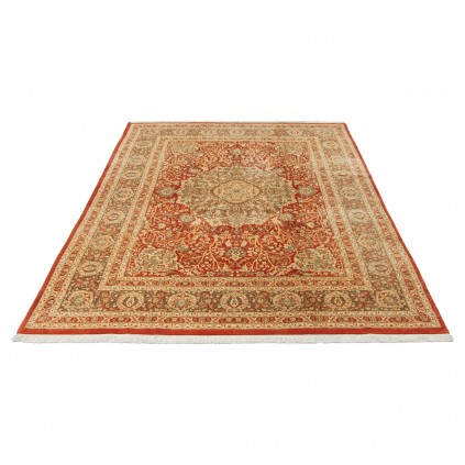 Handwoven Carpet, Corner Medallion Layout, Wool on Cotton Warp, Tabriz, 294 × 375 cm Ref 11100677