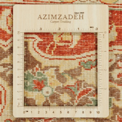 Handwoven Carpet, Corner Medallion Layout, Wool on Cotton Warp, Tabriz, 294 × 375 cm Ref 11100677