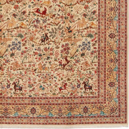 Handwoven Carpet, All-over Layout, Wool on Cotton Warp, Tabriz, 300 × 391 cm Ref 11100686