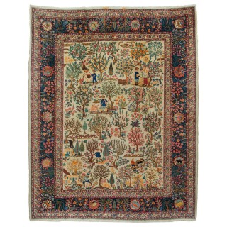 Handwoven Carpet, All-over Layout, Wool on Cotton Warp, Tabriz, 310 × 394 cm Ref 11200687