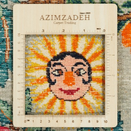 Handwoven Carpet, All-over Layout, Wool on Cotton Warp, Tabriz, 310 × 394 cm Ref 11200687