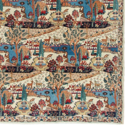 Handwoven Carpet, All-over Layout, Wool on Cotton Warp, Tabriz, 296 × 380 cm Ref 11100692