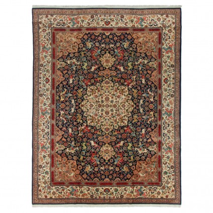 Handwoven Carpet, Corner Medallion Layout, Wool on Cotton Warp, Tabriz, 285 × 380 cm Ref 11000705