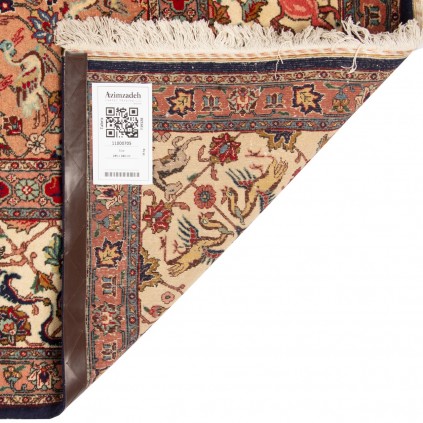 Handwoven Carpet, Corner Medallion Layout, Wool on Cotton Warp, Tabriz, 285 × 380 cm Ref 11000705