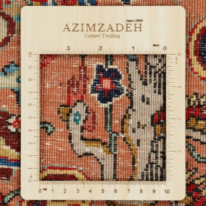 Handwoven Carpet, Corner Medallion Layout, Wool on Cotton Warp, Tabriz, 285 × 380 cm Ref 11000705