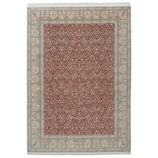 Handwoven Carpet, Striped Layout, Wool and Silk on Silk Warp, Nain, 310 × 432 cm Ref 11300778