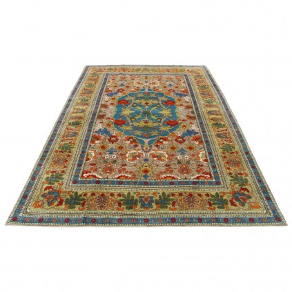 Handwoven Gabbeh, Medallion Layout, All Wool, Shiraz, 243 × 346 cm Ref 50800782