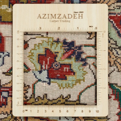 Handwoven Carpet, Corner Medallion Layout, Wool on Cotton Warp, Tabriz, 300 × 400 cm Ref 11200789