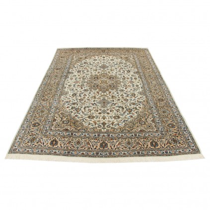 Handwoven Carpet, Corner Medallion Layout, Wool on Cotton Warp, Kashan, 288 × 407 cm Ref 11100790